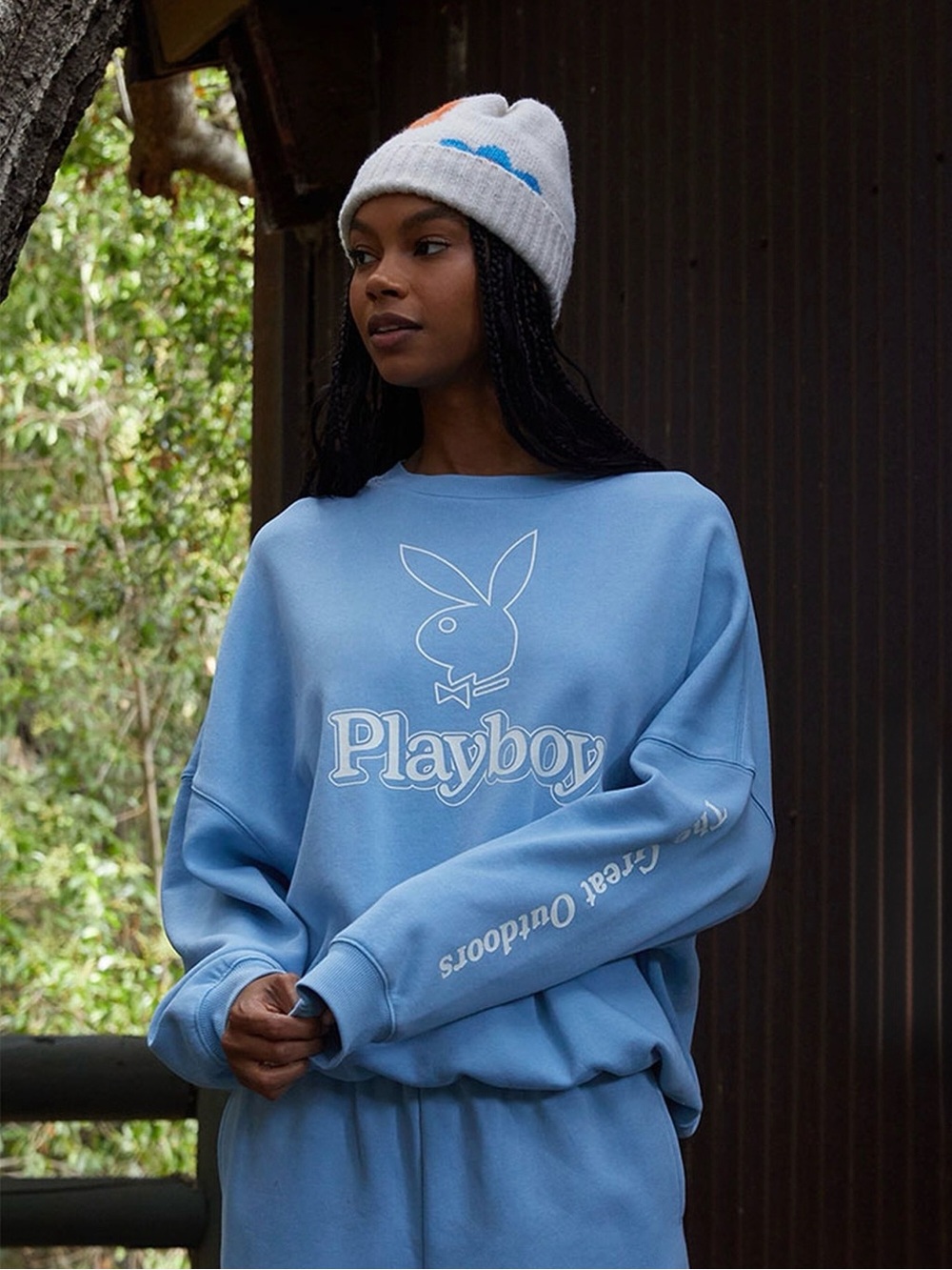 Playboy x PacSun Scenic Crew Neck Sweatshirt – XS (Oversized Fit)